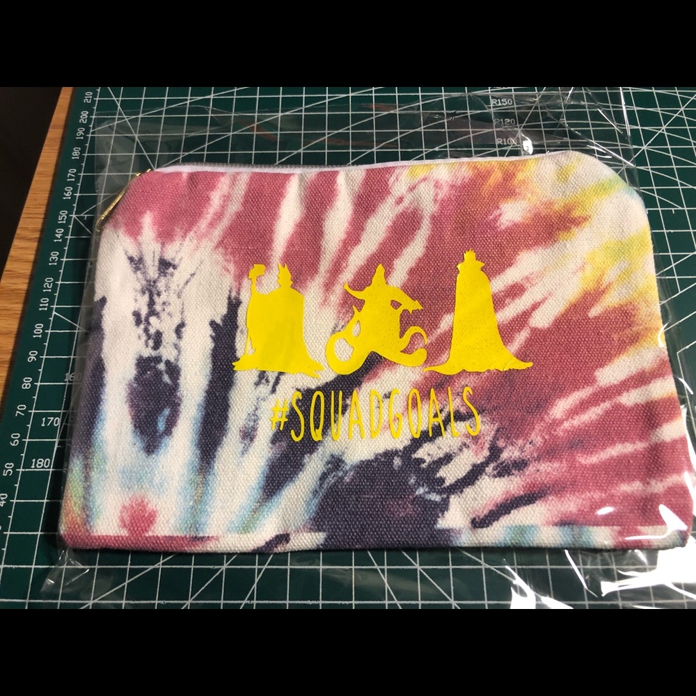 Tie Dye Villain Cosmetic Bag Tie Dye